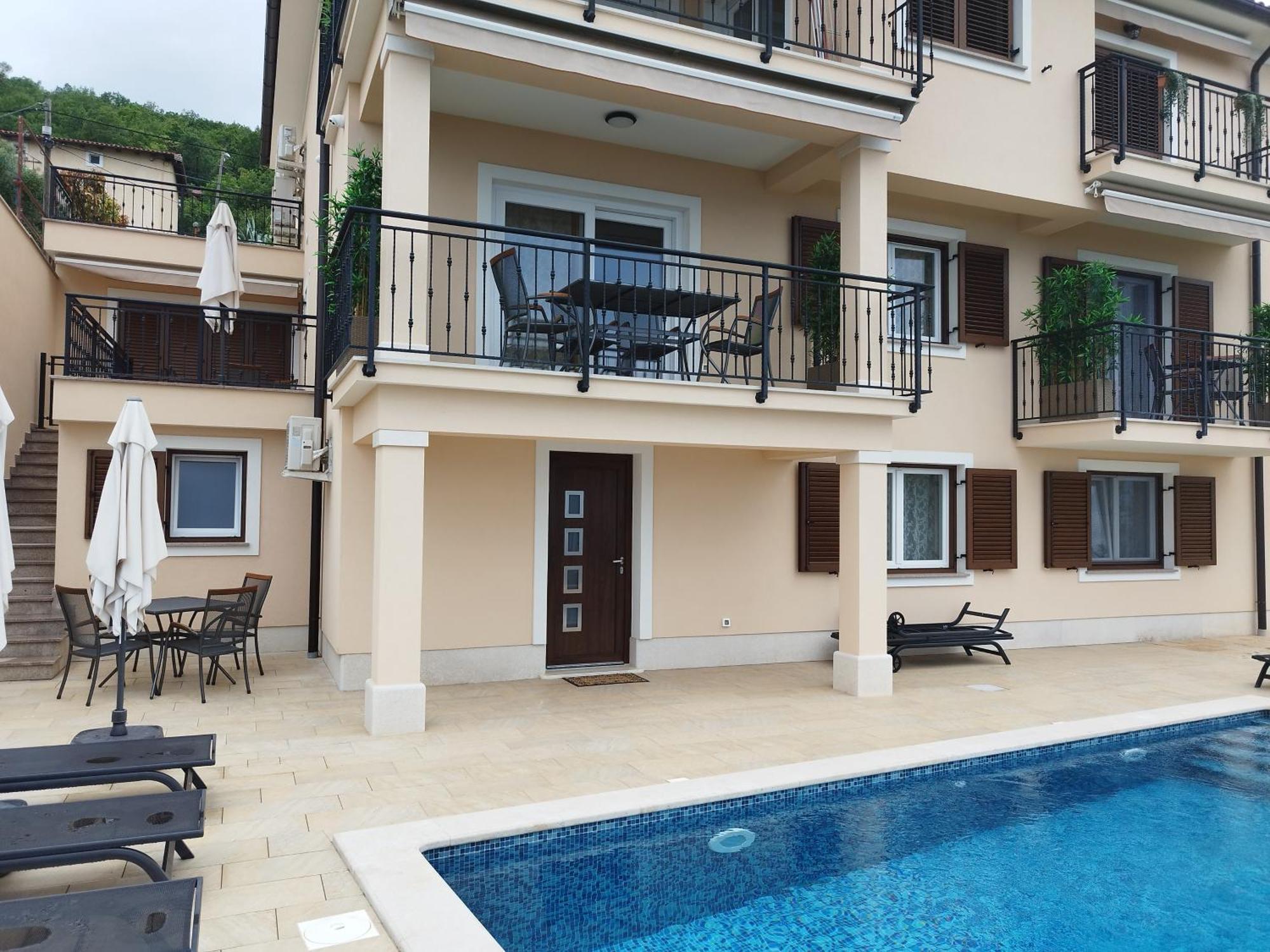 Apartments Villa Elma Moscenicka Draga Ngoại thất bức ảnh